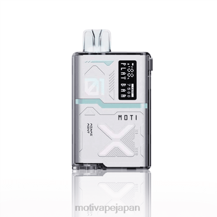 MOTI Play Bar 7500 個の使い捨て VAPE (5%、7500 パフ) マイアミミント 60LN59 Moti Vape Pen Japan