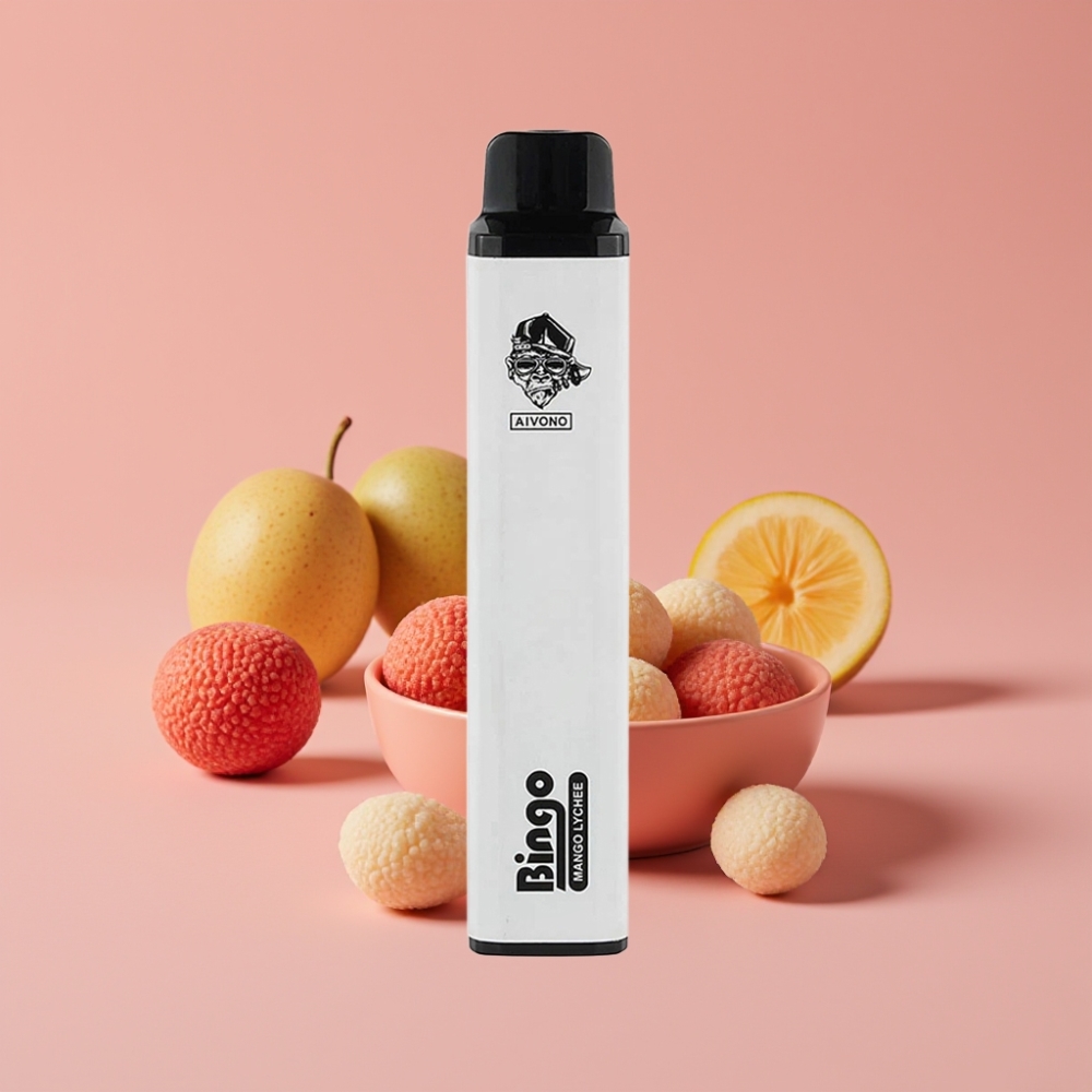 Aivono AIM BINGO 4000パフス マンゴーライチ 10mL 1000mAh