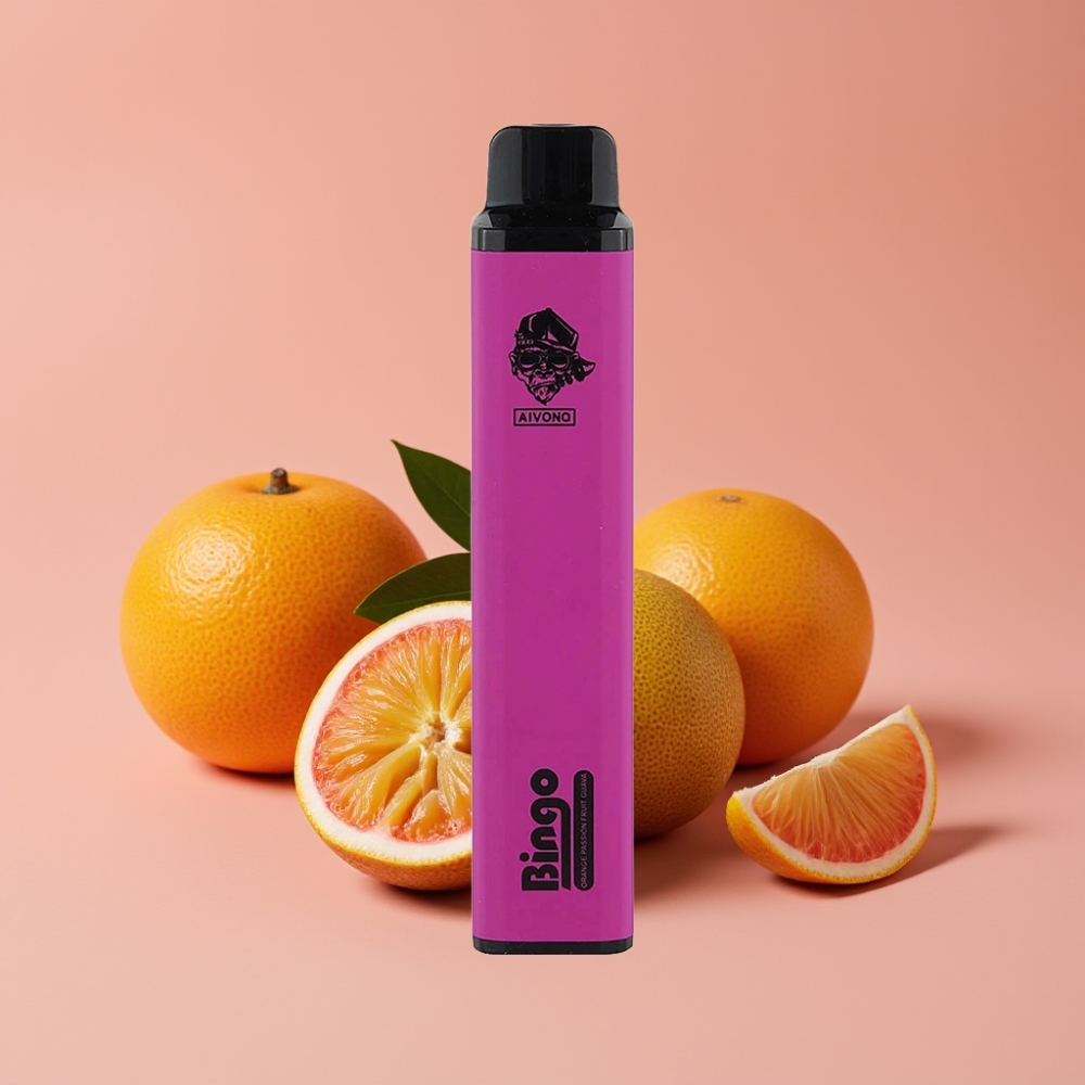 Aivono AIM BINGO 4000 Puffs 10mL オレンジパッションフルーツグアバ