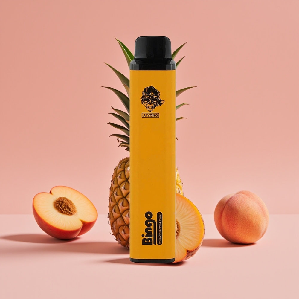 Aivono AIM BINGO 4000 Puffs 10mL リチャージャブル パイナップルピーチ