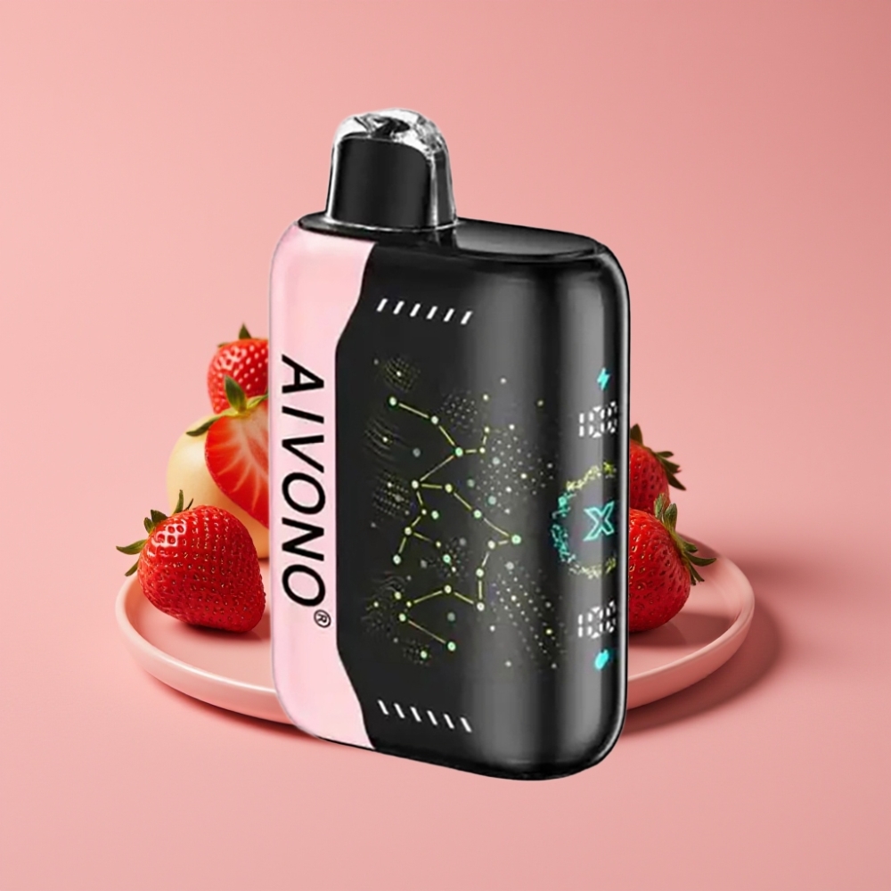 Aivono AIM BOOM 25000パフ ストロベリービーポップ 28ml 650mAh