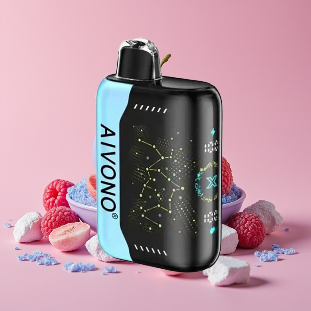 Aivono AIM BOOM 25000 Puffs ブルーラズアイス 28ml 650mAh