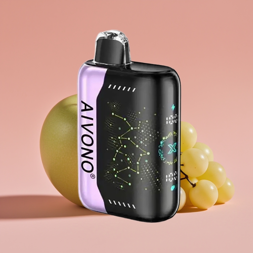 Aivono AIM BOOM 25000 Puffs 28ml グリーンアップルグレープ