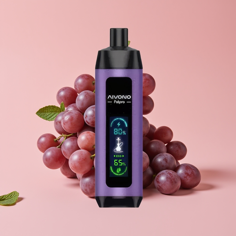 Aivono AIM FATPRO 22000 Puffs グレープミント 28ml 600mah
