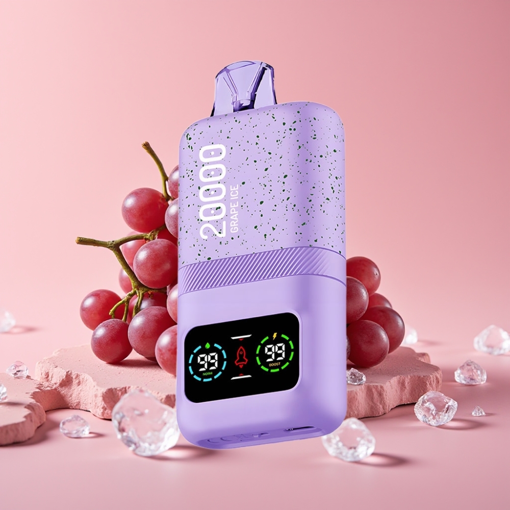 Aivono AIM MAGIC 20000パフス 26ml デュアルメッシュコイル グレープアイス