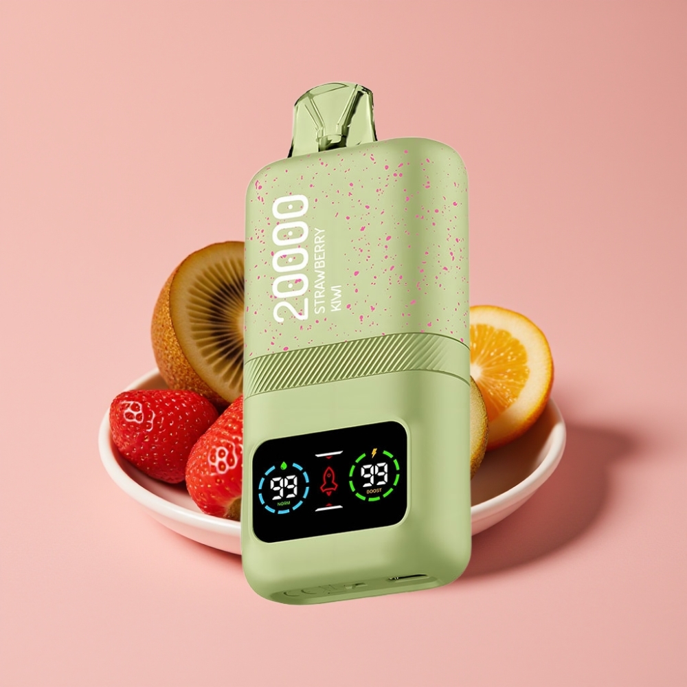 Aivono AIM MAGIC 20000 Puffs デュアルメッシュコイル ストロベリーキウイ