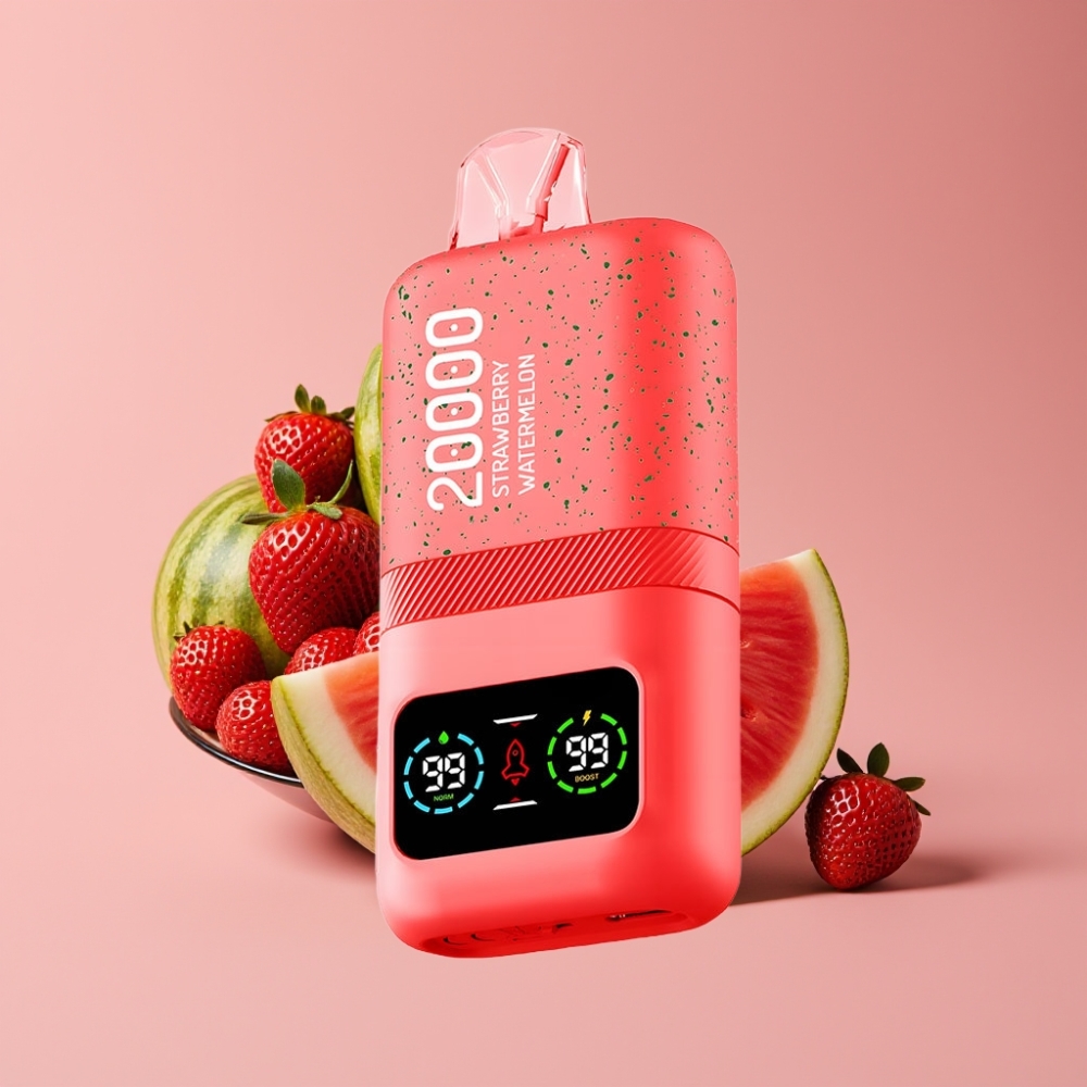 Aivono AIM MAGIC 20000 Puffs デュアルメッシュコイル ストロベリーウォーターメロン