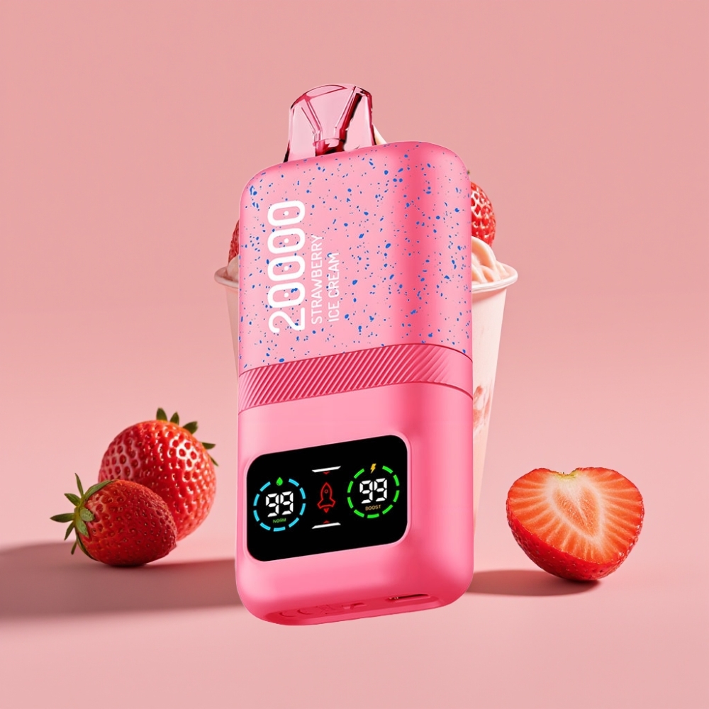 Aivono AIM MAGIC 20000 Puffs ストロベリーアイスクリーム Type-C充電