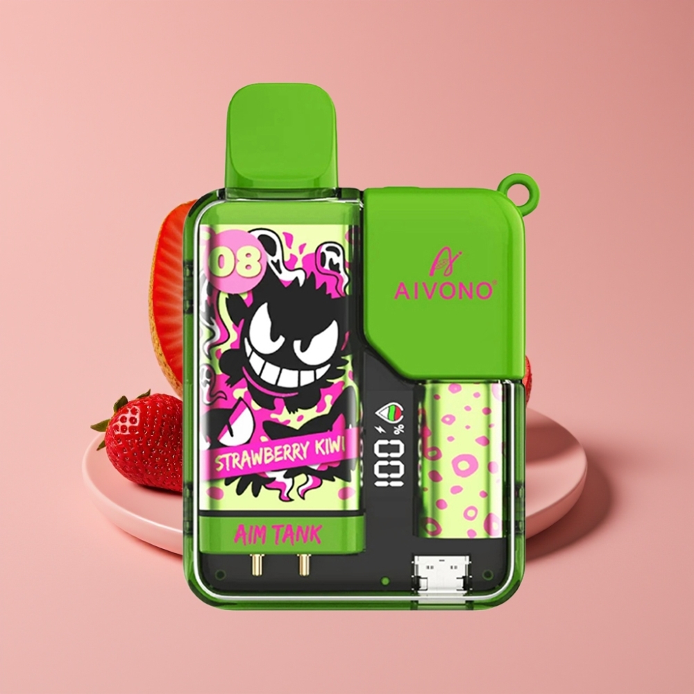 Aivono AIM-TANK 9500 Puffs 18ml ストロベリーキウイ