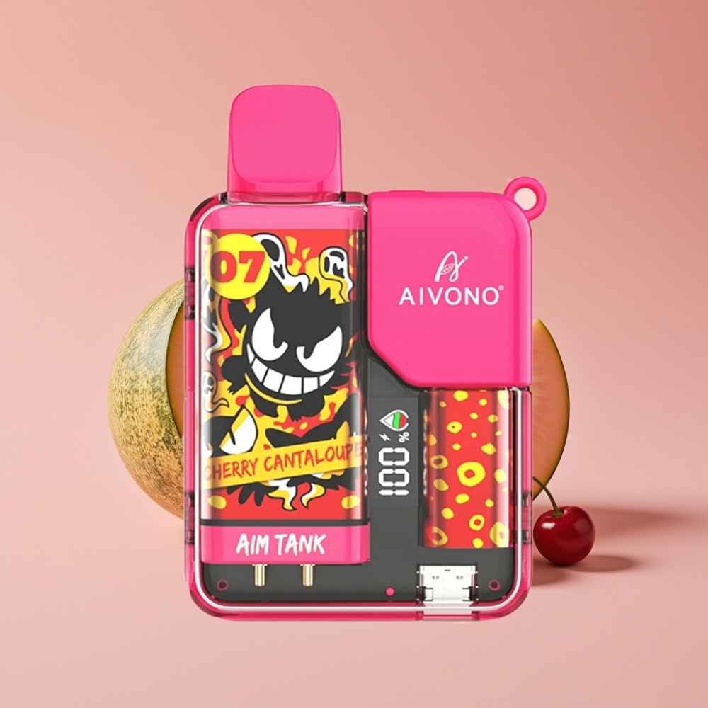Aivono AIM-TANK 9500 Puffs 18ml チェリーカンタロープ
