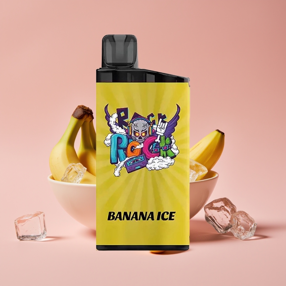 IGET Bar 3500 Puffs バナナアイス 1400mAh 1.2オームメッシュコイル