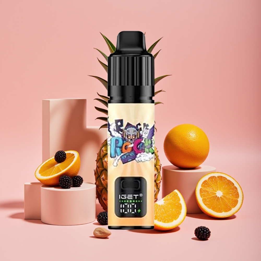IGET BAR PLUS S3 POD 10000パフ 18ml ブラックベリーパイナップルオレンジ
