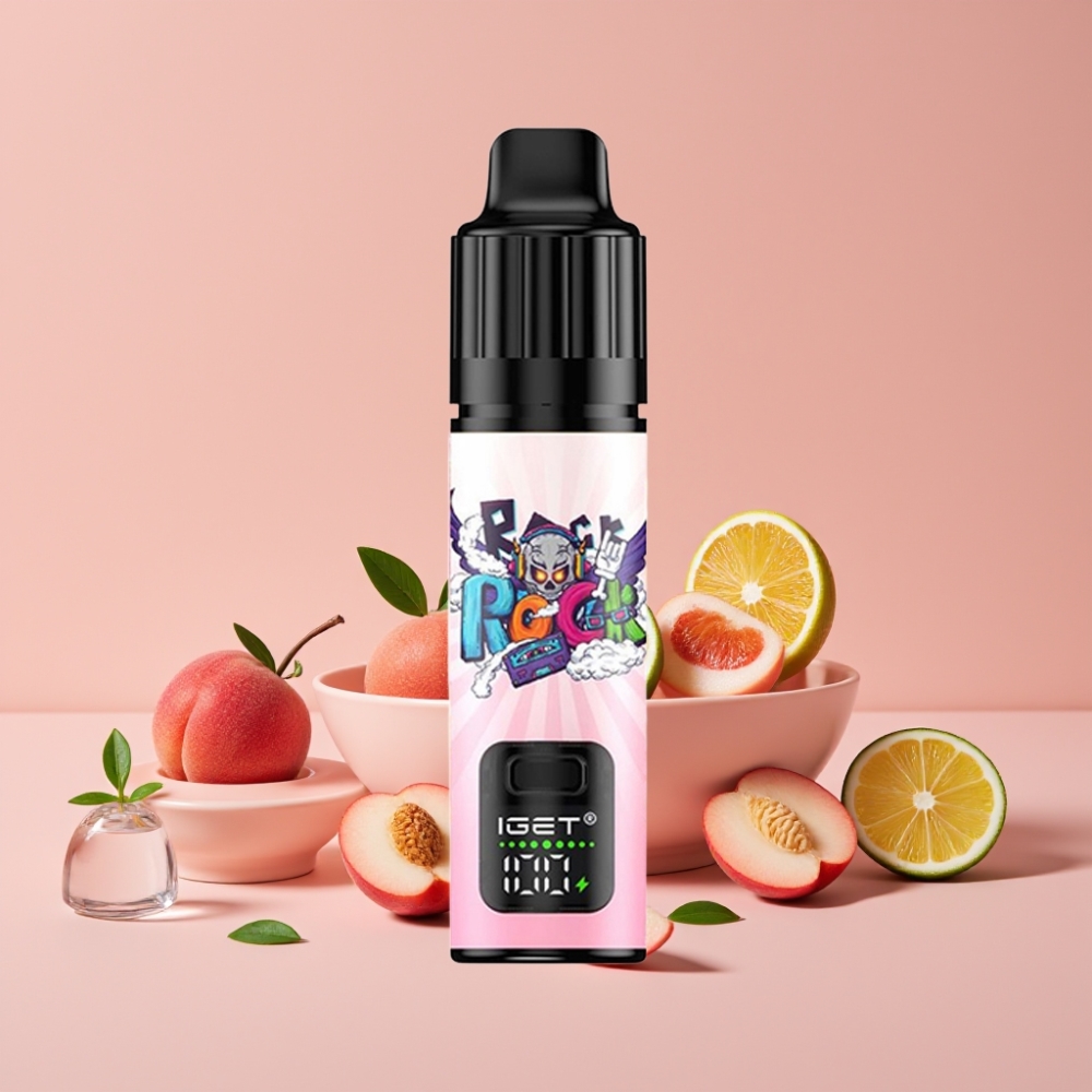 IGET BAR PLUS S3 POD 10000 Puffs 18ml ピーチライチライムアイス