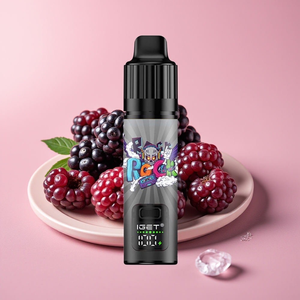 IGET BAR PLUS S3 POD 10000 Puffs 5%ニコチン ブラックベリーアイス