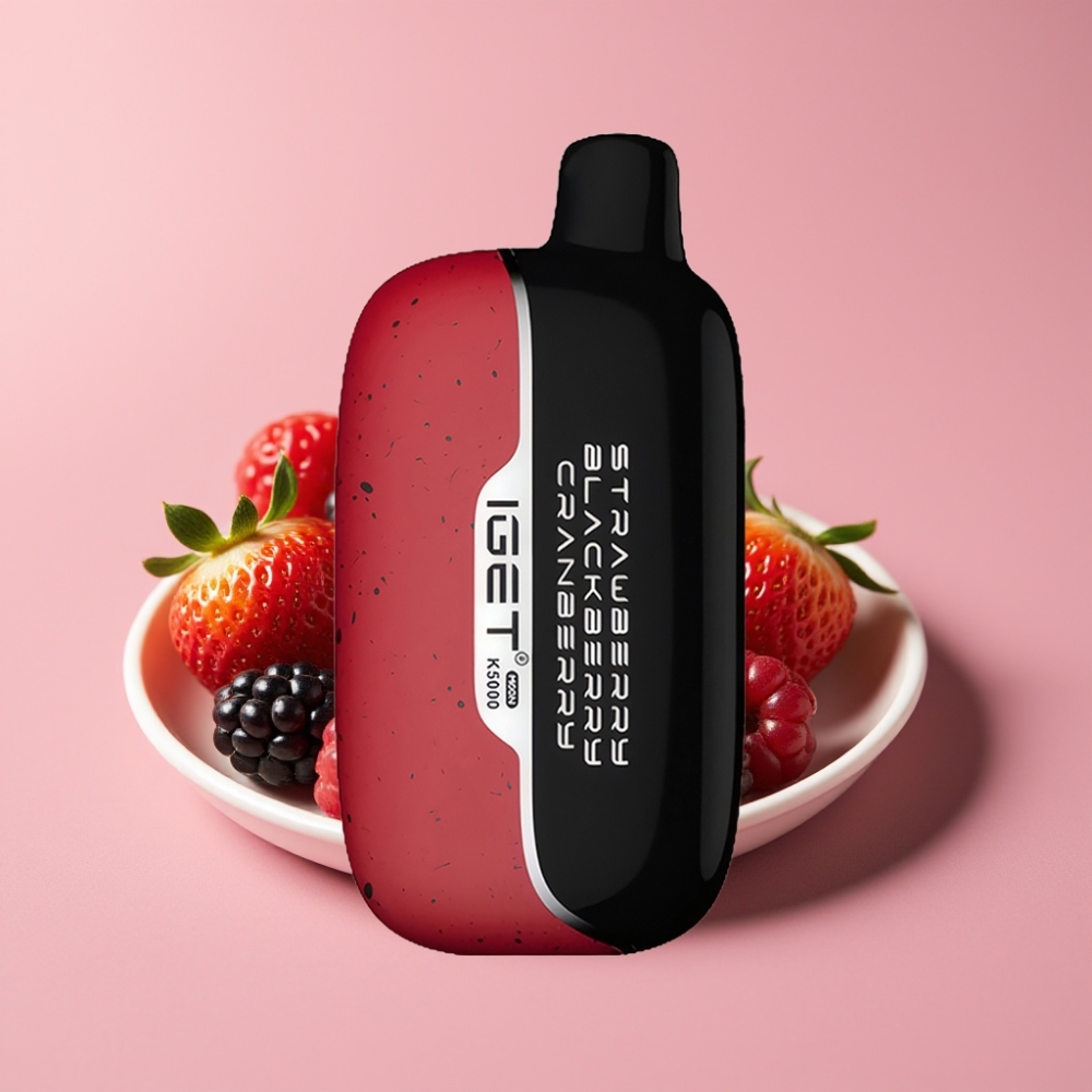 IGET Moon K5000 Puffs ストロベリー・ブラックベリー・クランベリー 81.5g