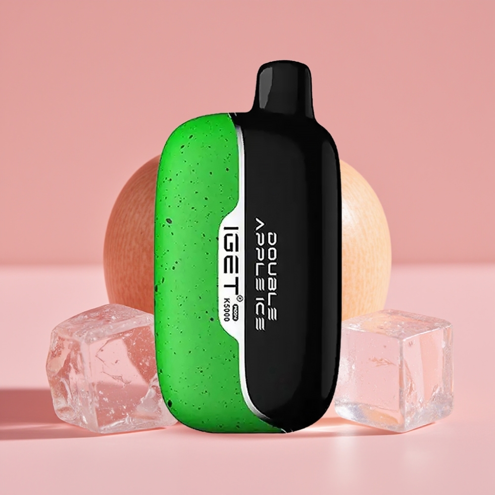 IGET Moon K5000 Puffs ダブルアップルアイス 81.5g PC