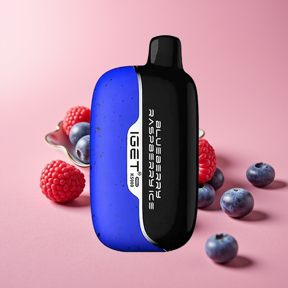 IGET Moon K5000 Puffs ブルーベリーレッドベリーアイス 81.5g PC