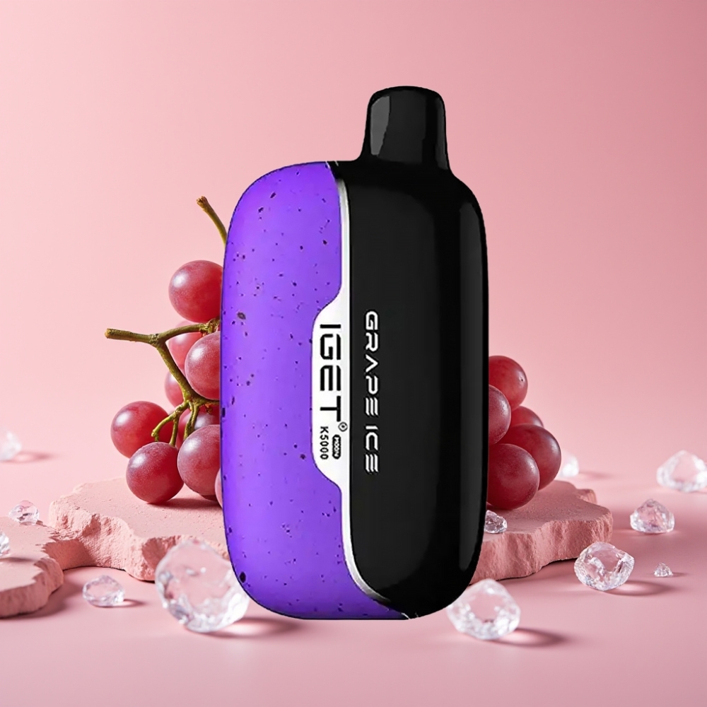 IGET Moon K5000 Puffs グレープアイス 81.5g PC