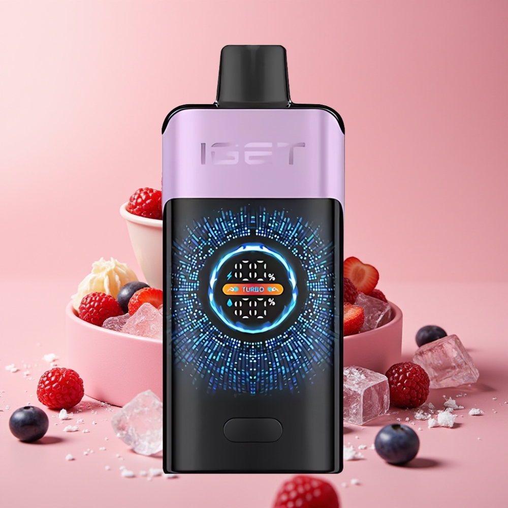 IGET ONE 12000 パフ デュアルメッシュコイル ミックスベリーアイス