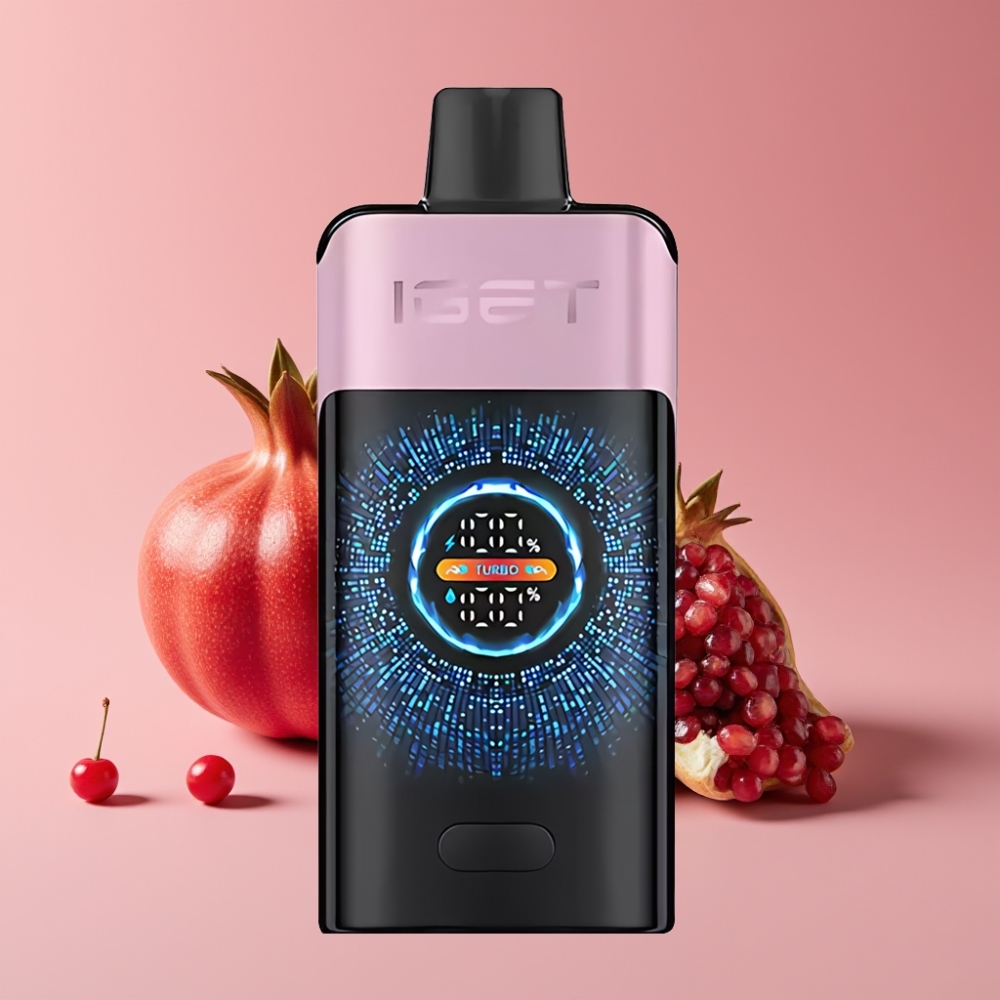 IGET ONE 12000 パフ デュアルメッシュコイル チェリーポメグラネート