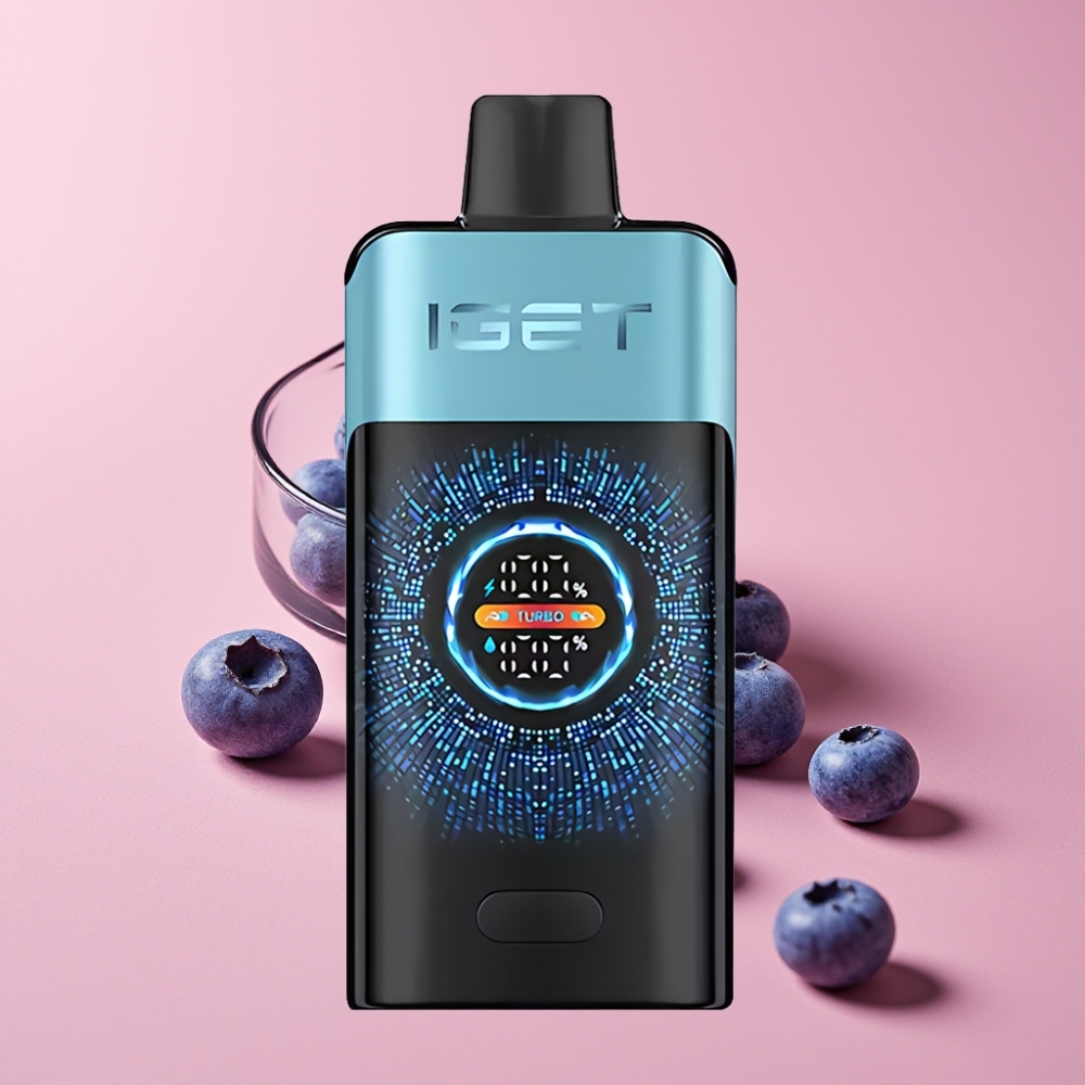 IGET ONE 12000 パフス デュアルメッシュコイル ブルーベリーアイス