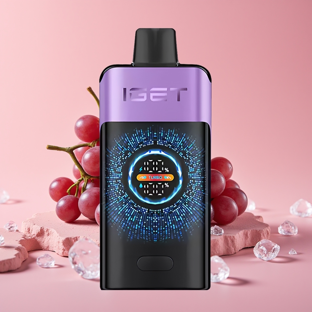 IGET ONE 12000 Puffs 大容量2700mAh グレープアイス