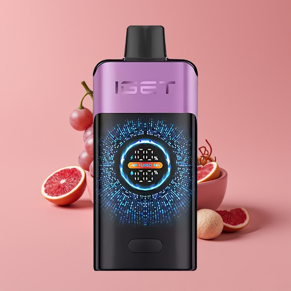 IGET ONE 12000 Puffs 2700mAh グレープ味 ディスポーザブルベイプ