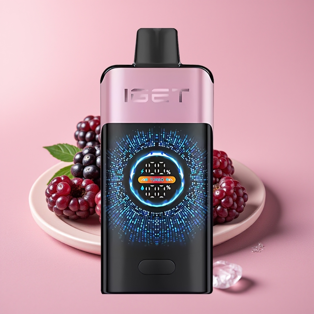 IGET ONE 12000 Puffs 2700mAh ブラックベリーアイス
