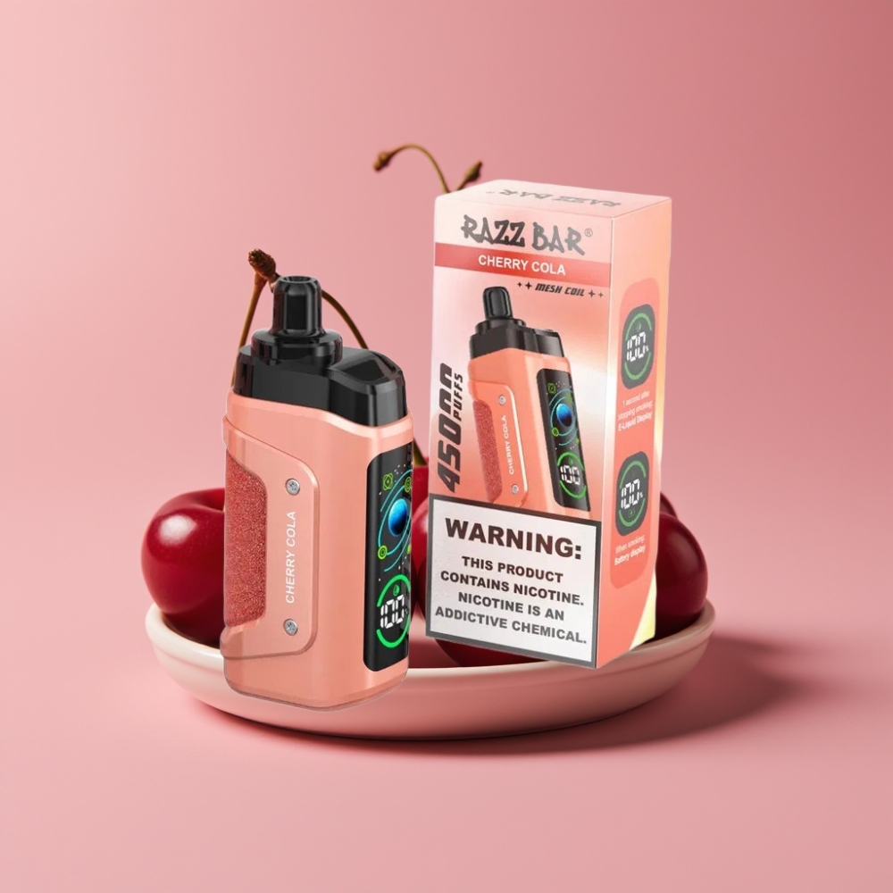 Razz Bar 45000 Puffs チェリーコーラ Adjustable Airflow Type-C